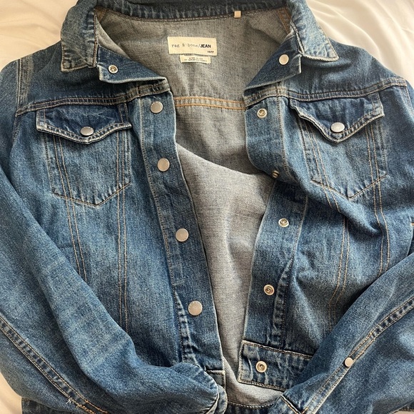 Rag and Bone Blue Denim Jacket - Picture 1 of 7